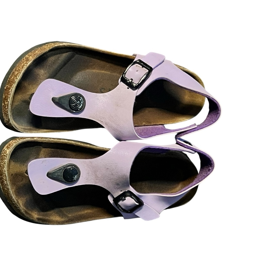 Genuine Purple Sandals with Buckle